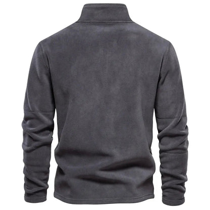 Herr Fleecetröja Turtleneck Varm och Bekväm 2