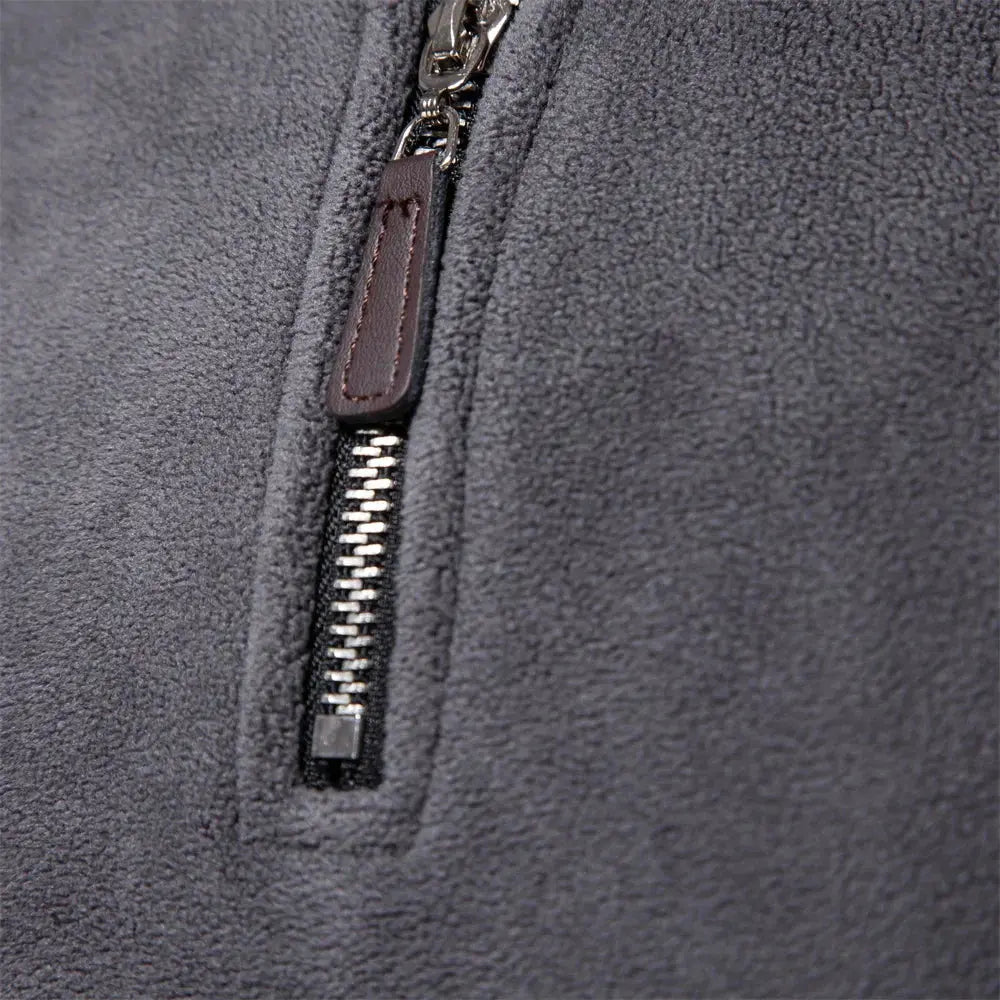 Herr Fleecetröja Turtleneck Varm och Bekväm 3