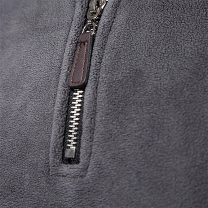 Herr Fleecetröja Turtleneck Varm och Bekväm 3