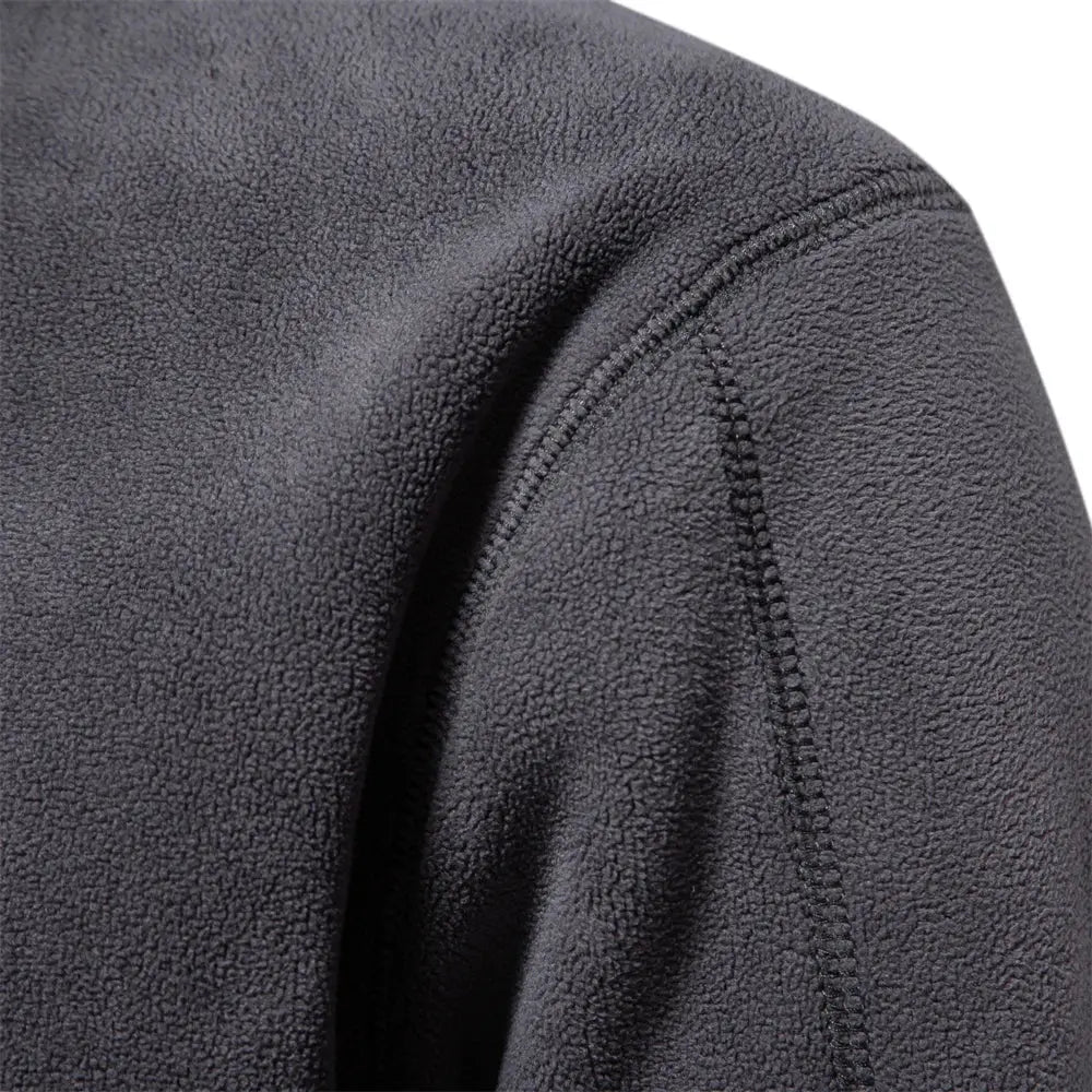 Herr Fleecetröja Turtleneck Varm och Bekväm 4