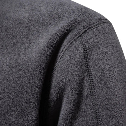 Herr Fleecetröja Turtleneck Varm och Bekväm 4