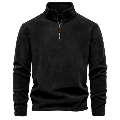Herr Fleecetröja Turtleneck Varm och Bekväm 9