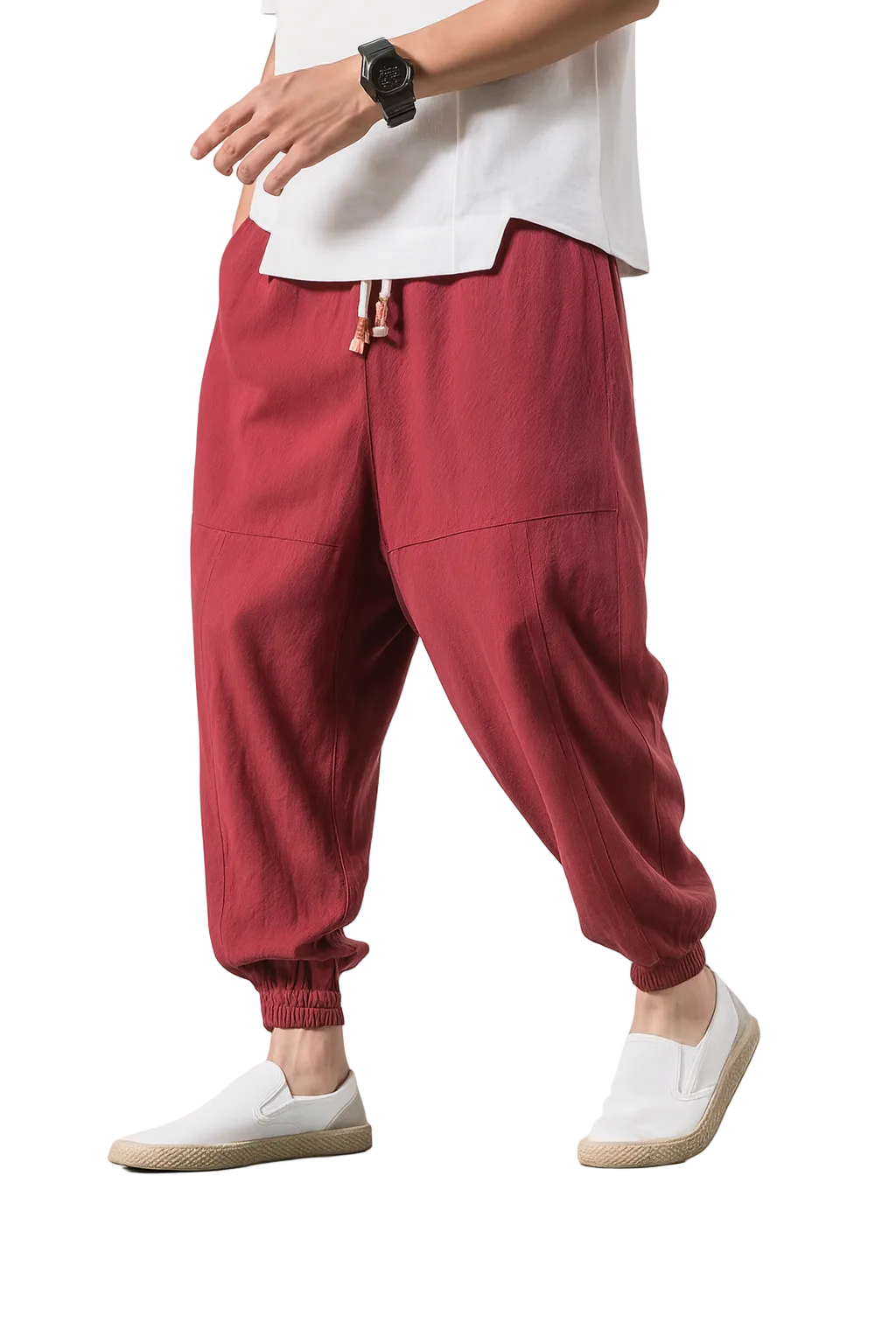 Herr Harem Byxor Avsmalnande Stil 0