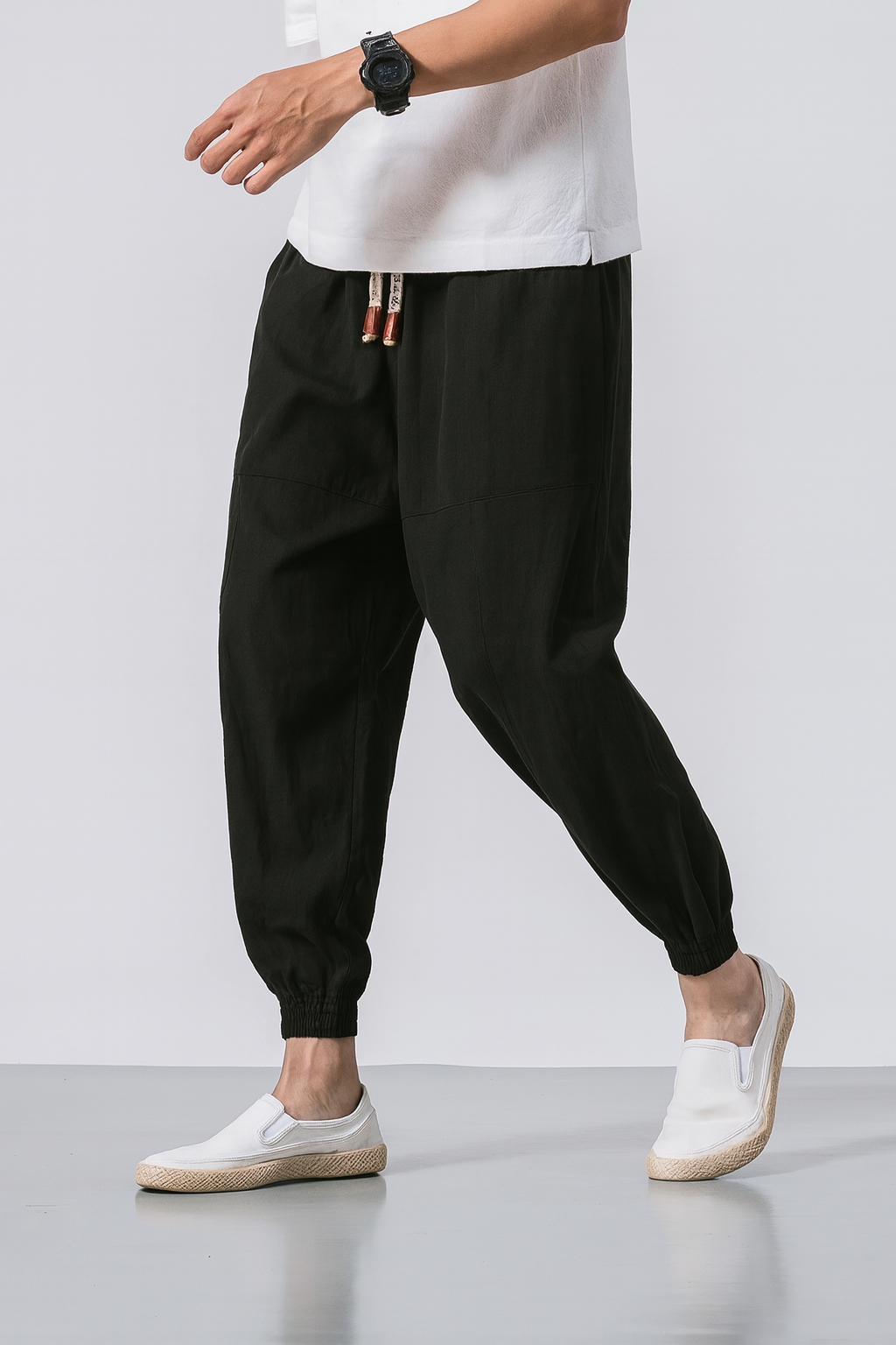 Herr Harem Byxor Avsmalnande Stil 3