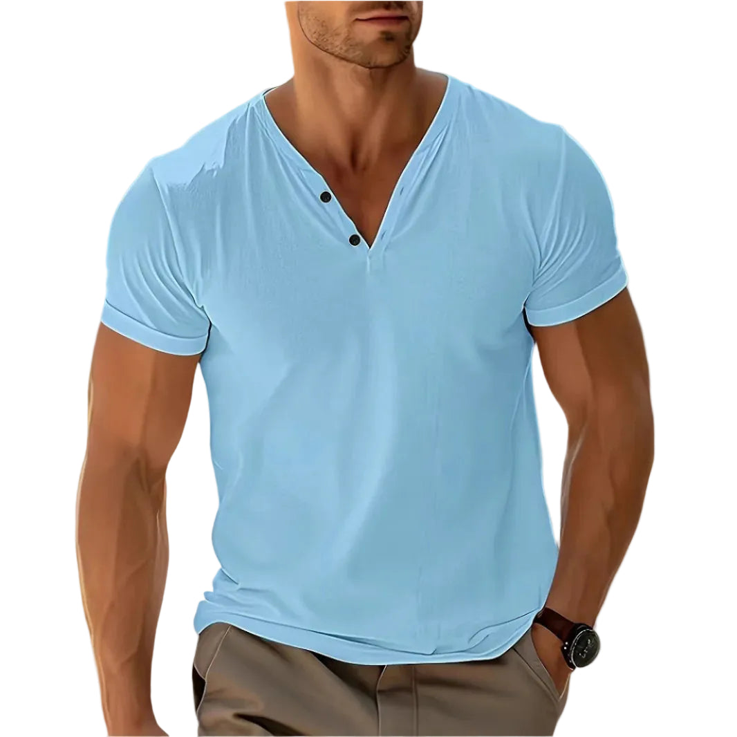 Herr Henley Skjorta Breeze 0