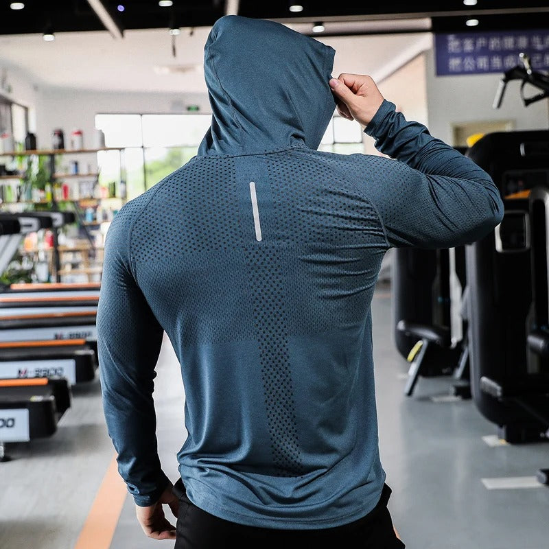 Herr Hoodie Slim Fit Polyester 3