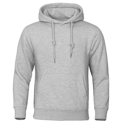 Herr Hoodie med Känguruficka Modern Stil 0