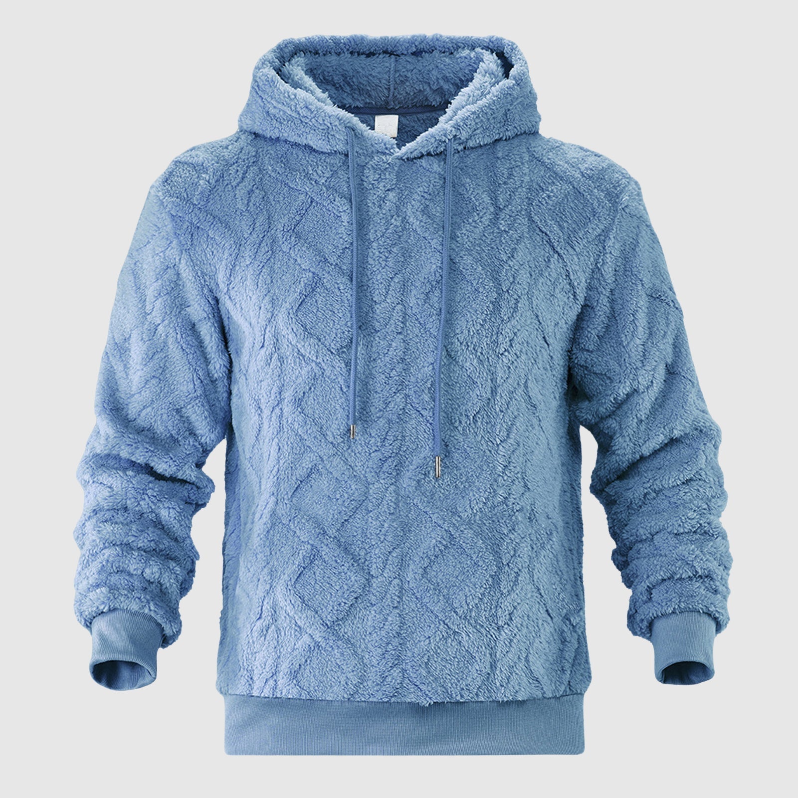 Herr Hoodie med Plyschdesign 4