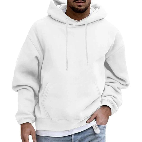Herr Hoodie med Praktiska Fickor och Mjuk Material 1