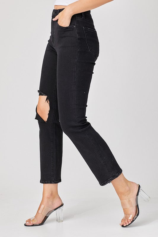 Herr Jeans Avslappnad Distresserad Denim 2