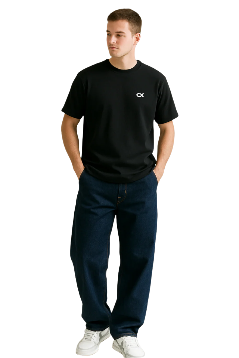 Herr Jeans Baggy Vida Ben Denim Svarta 0