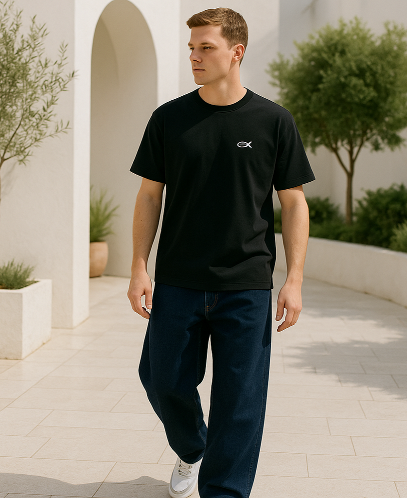 Herr Jeans Baggy Vida Ben Denim Svarta 2