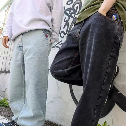 Herr Jeans Baggy Vida Ben Denim Svarta 4