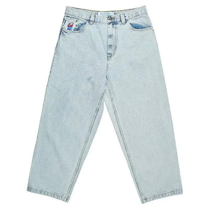 Herr Jeans Baggy Vida Ben Denim Svarta 9