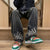 Herr Jeans med Unik Elddesign i Mjuk Denim 6