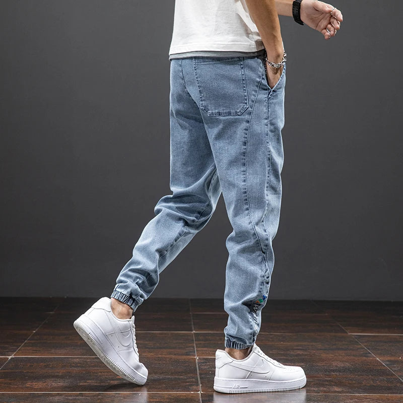 Herr Joggerbyxor i Jeansstil 1