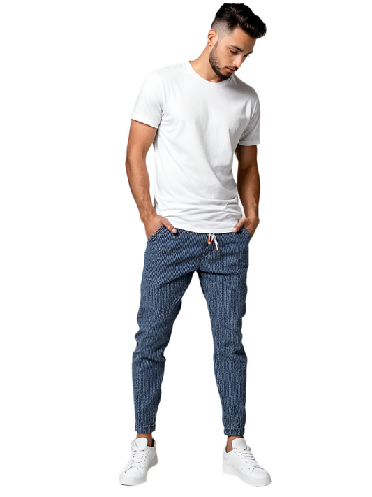 Herr Joggingbyxor Corduroy Justerbart Dragsnöre 0