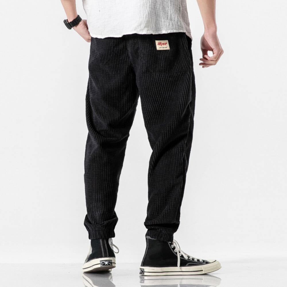 Herr Joggingbyxor Corduroy Justerbart Dragsnöre 6