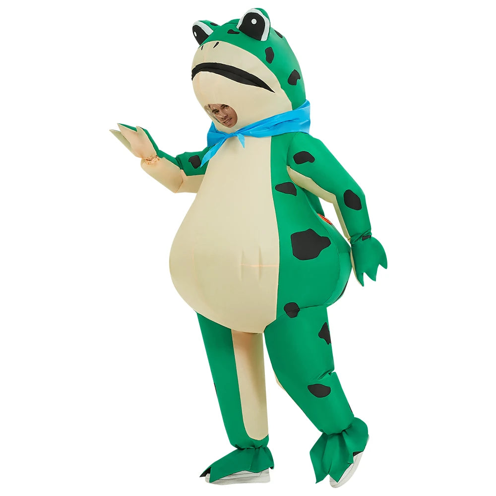 Herr Kostym Uppblåsbart Frosch Polyester för Halloween 2