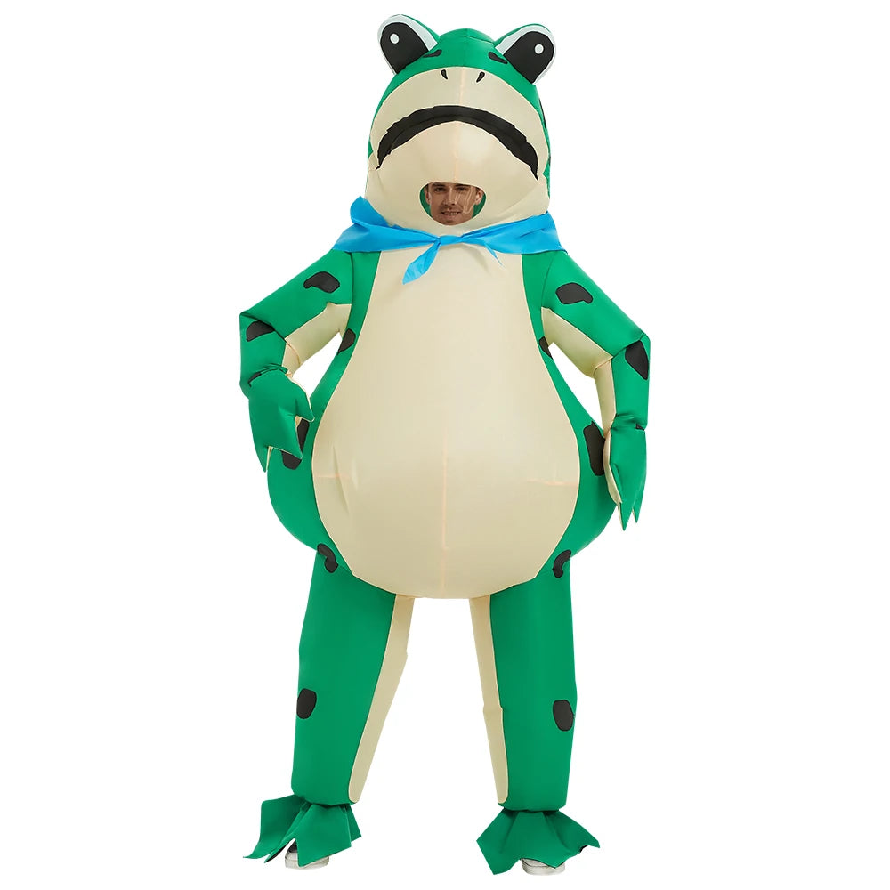 Herr Kostym Uppblåsbart Frosch Polyester för Halloween 3