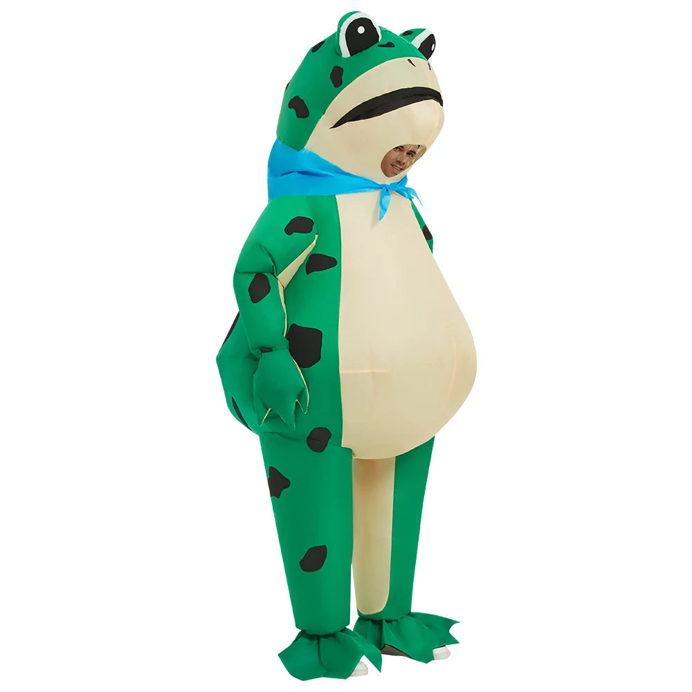Herr Kostym Uppblåsbart Frosch Polyester för Halloween 4