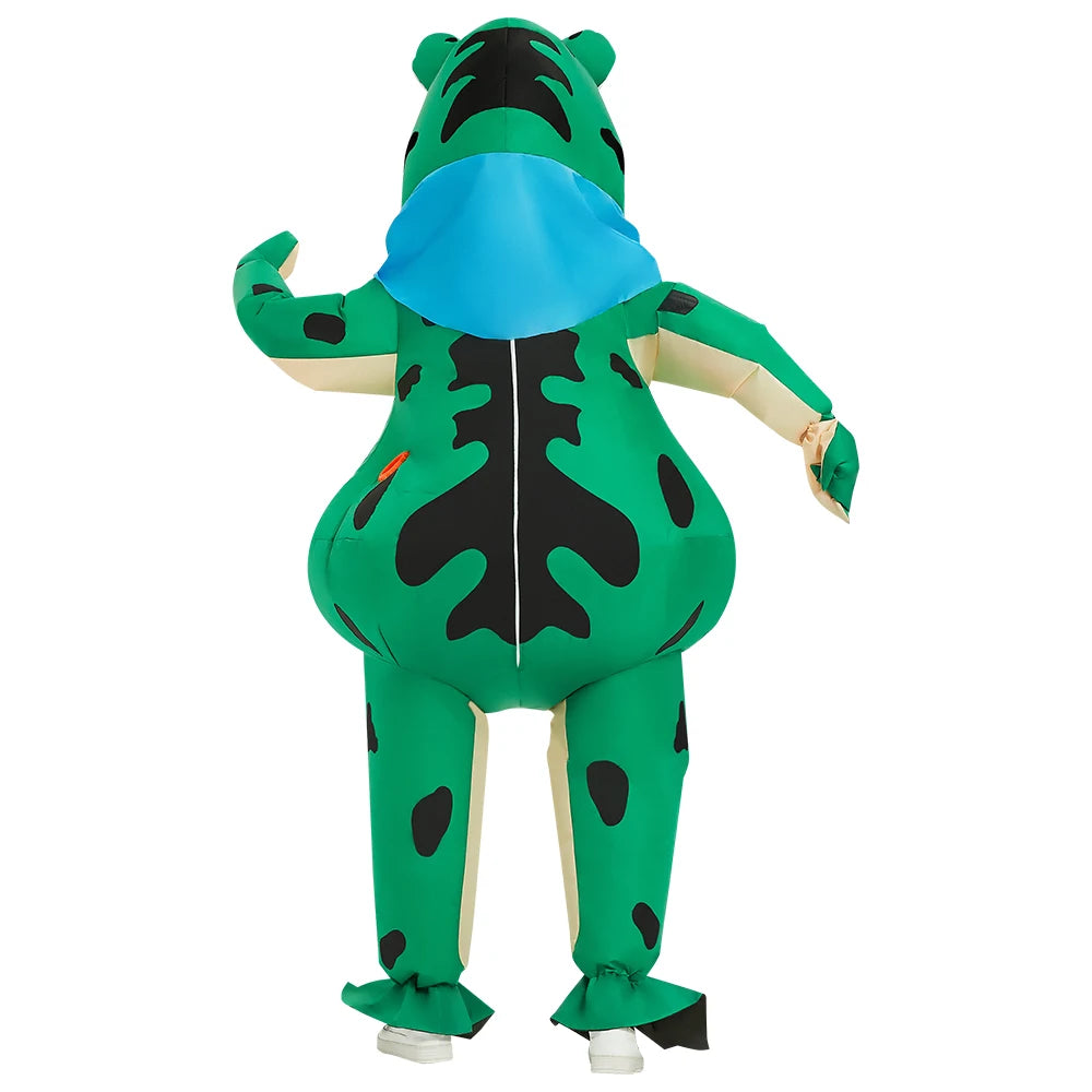 Herr Kostym Uppblåsbart Frosch Polyester för Halloween 5