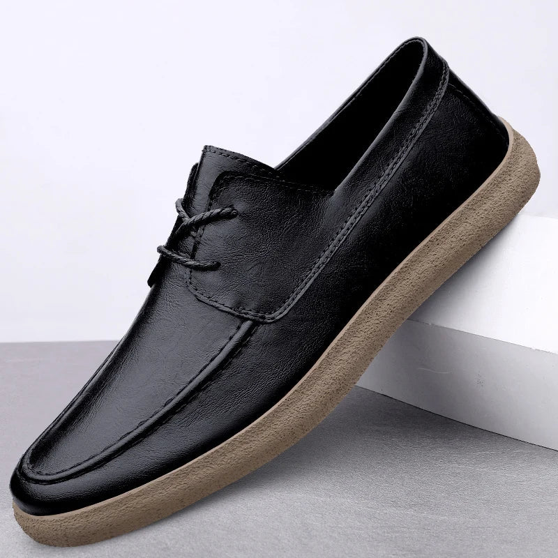 Herr Loafers Öppen Spets Design 9