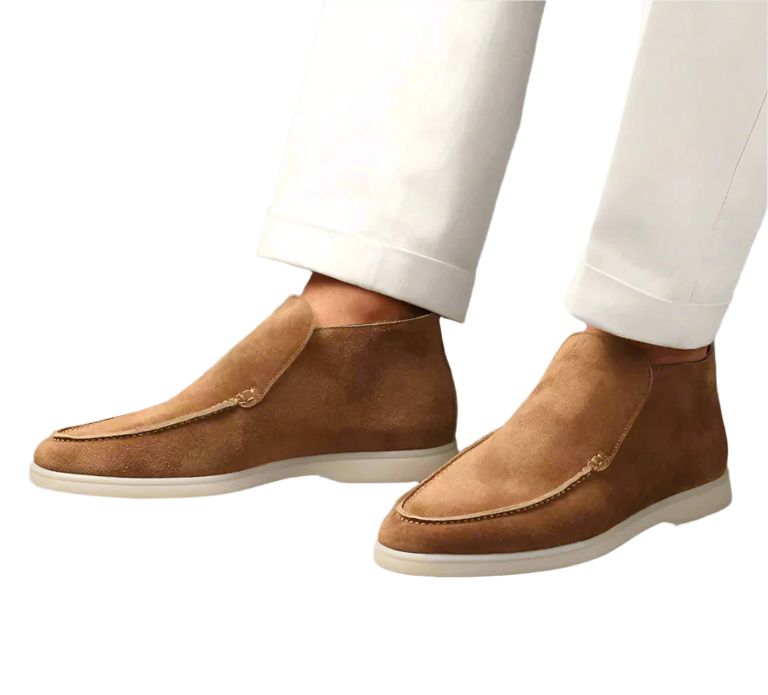 Herr Loafers Suede Enkelhöjd Mjuk PU-Suede 0