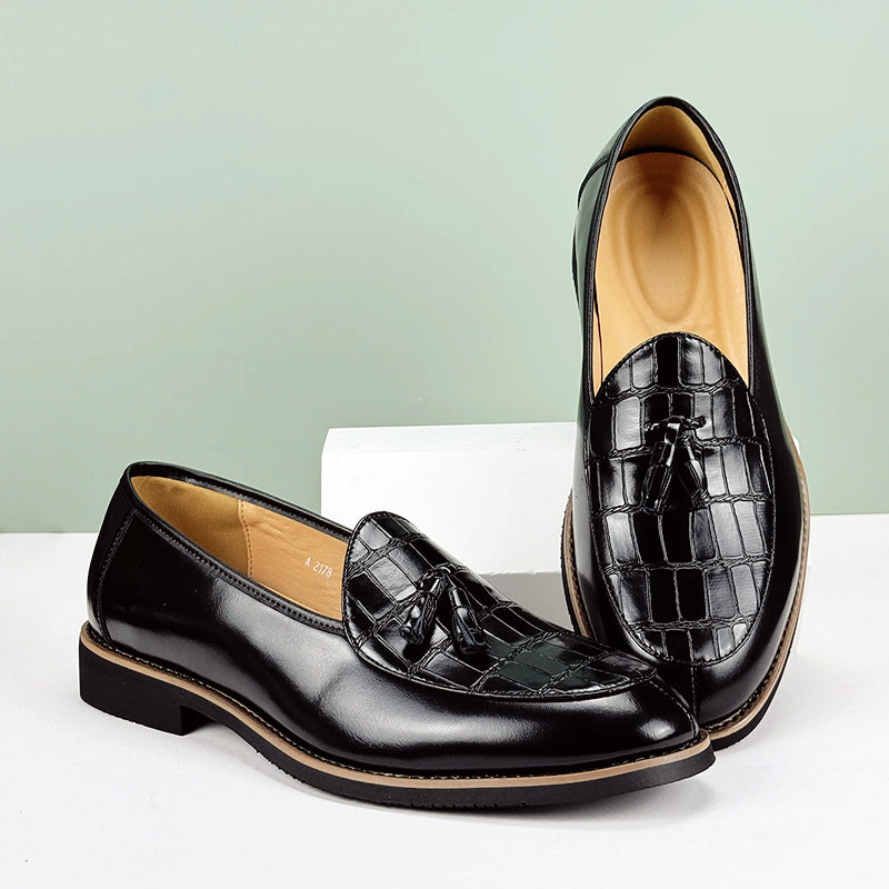 Herr Loafers med Tofsar och Krokodilprägling 3
