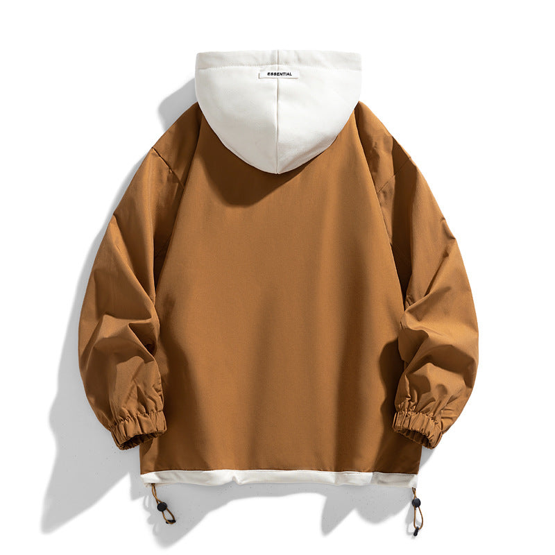 Herr Oversized Huvjacka med Dragsko 5