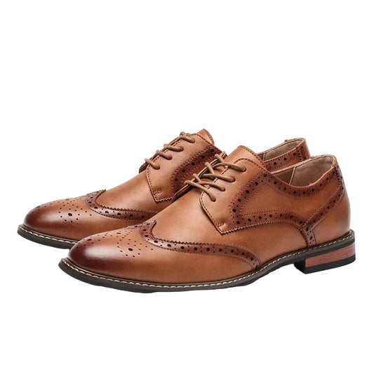 Herr Oxford Brogues med Intrikata Detaljer 0