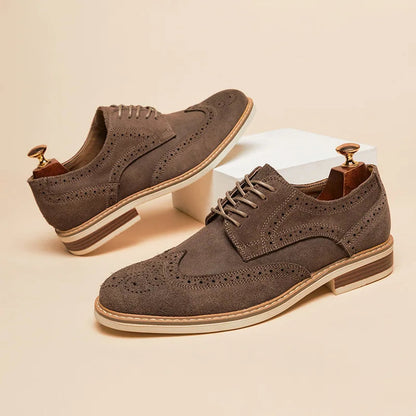 Herr Oxford Skor med Vingspetsdesign 3