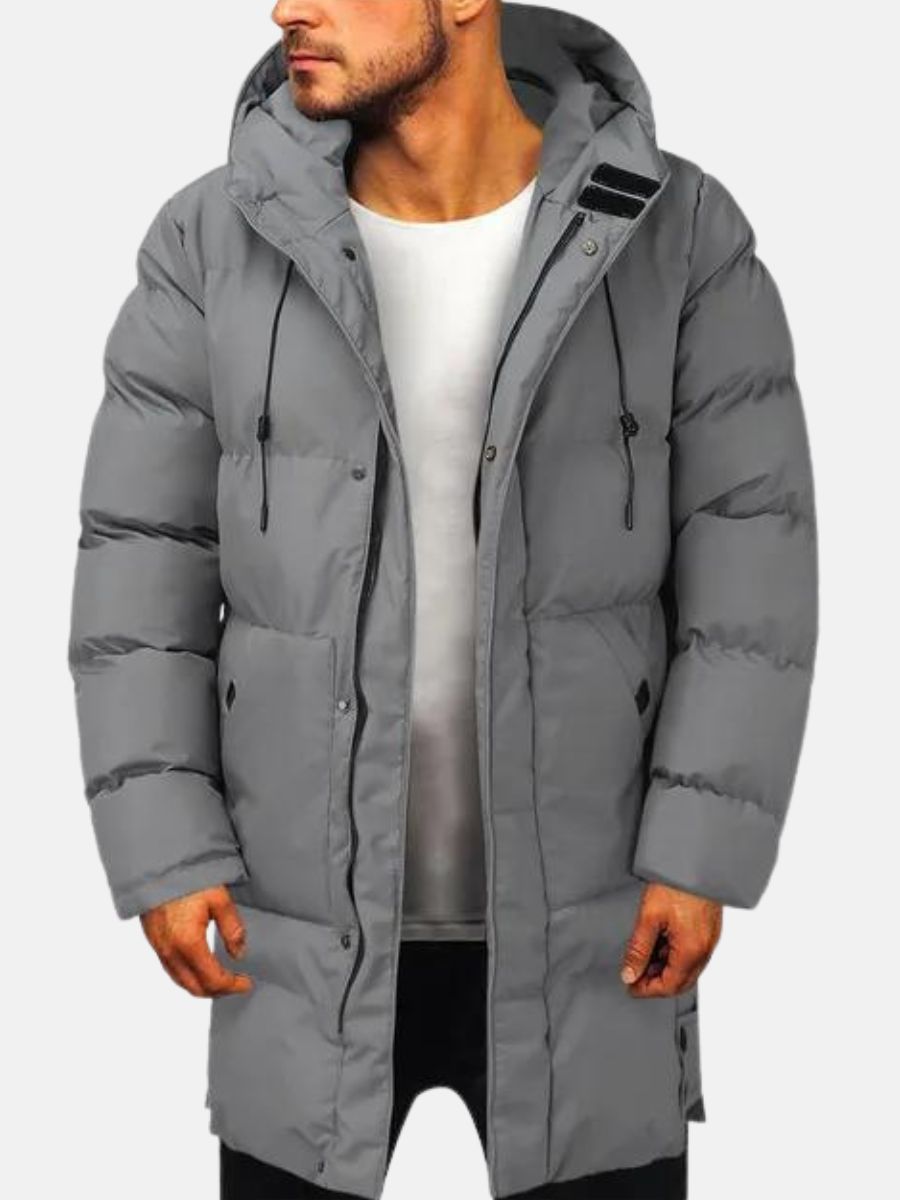Herr Parka Jacka Minimalistisk Design för Kalla Vinterdagar 3