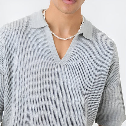 Herr Polo T-shirt Boxig Stil 5