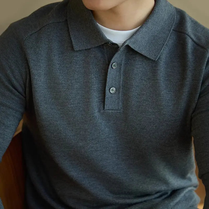 Herr Polo T-shirt Klassisk Stil Avslappnad 2