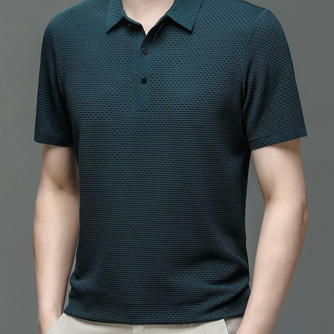Herr Polo T-shirt Lättviktig Andningsbar 6