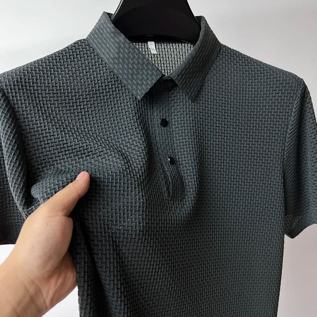Herr Polo T-shirt Lättviktig Andningsbar 9