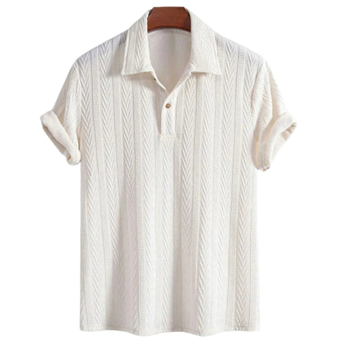 Herr Polo T-shirt Luftigt Material 0
