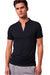 Herr Polo T-shirt V-hals Modern Design Mjuk Blandning 0