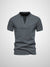 Herr Polo T-shirt V-hals Modern Design Mjuk Blandning 1