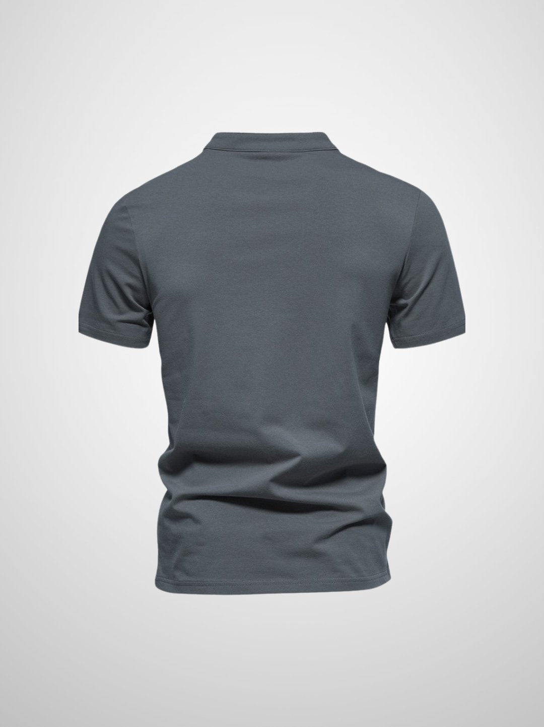 Herr Polo T-shirt V-hals Modern Design Mjuk Blandning 3