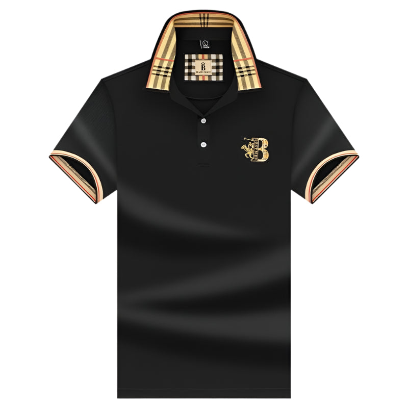 Herr Polohemd Modern Stil Komfort 0