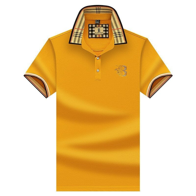 Herr Polohemd Modern Stil Komfort 5