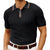 Herr Poloshirt Slim Fit i Silke 0