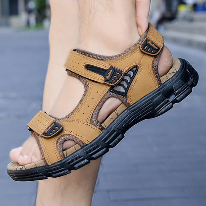 Herr Sandaler Casual för Sommar Utomhus 1