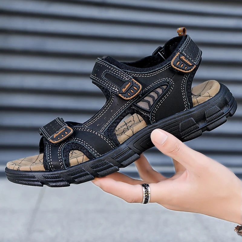 Herr Sandaler Casual för Sommar Utomhus 2
