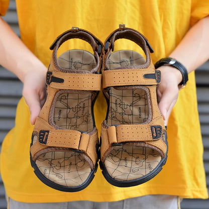 Herr Sandaler Casual för Sommar Utomhus 4