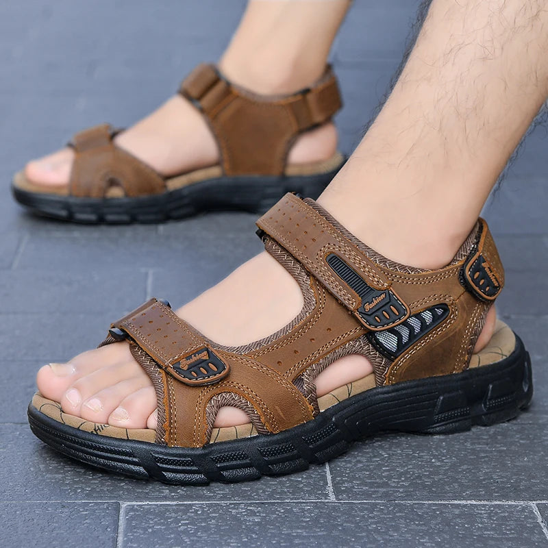 Herr Sandaler Casual för Sommar Utomhus 6