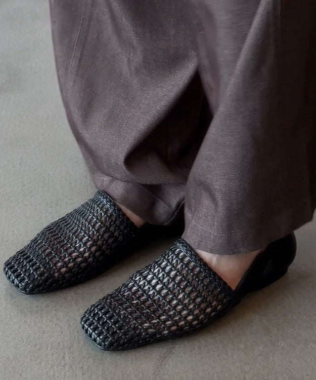 Herr Sandaler med Utskurna Detaljer för Promenad 1