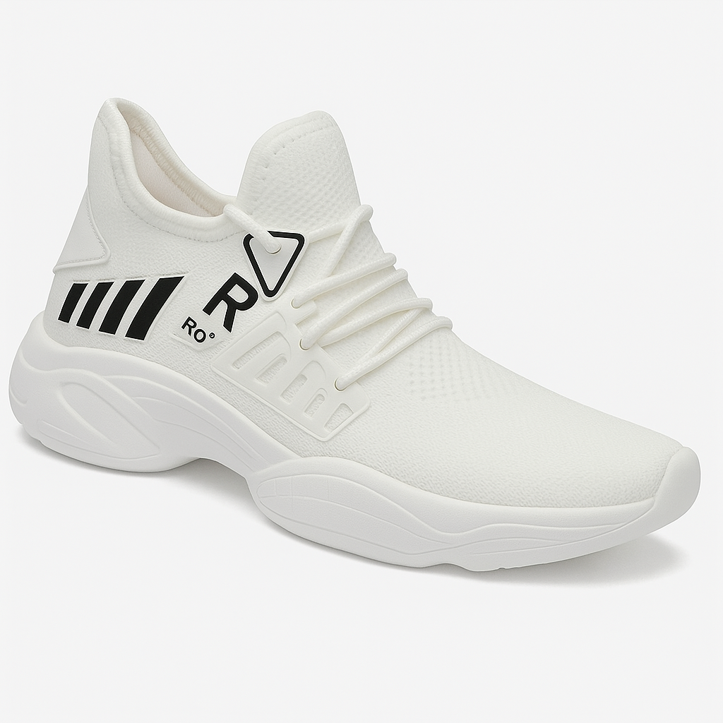 Herr Sneakers Casual Design Andningsbart Material 0